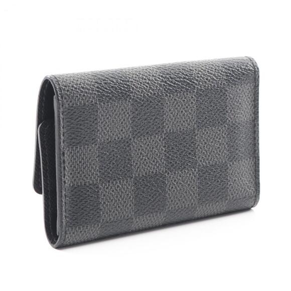 Louis Vuitton Multicle 6 Damier Graphite Key Case, Men's, Black, N62662